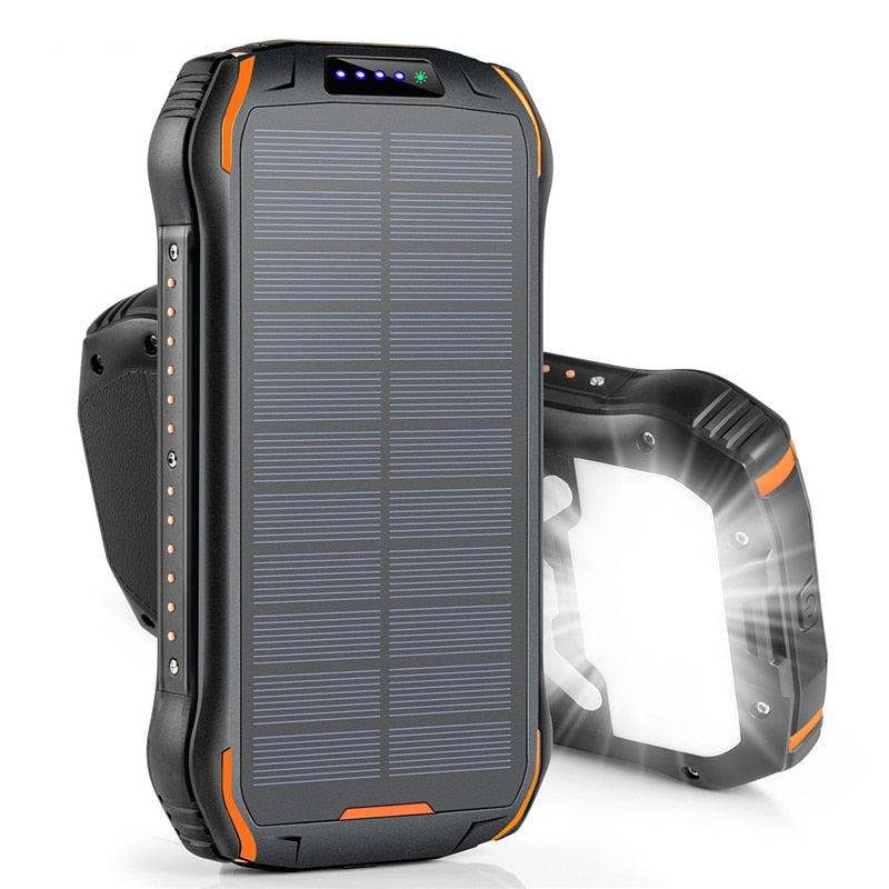 REF Power - 'The Hardcore' Wireless Solar Power Portable Charger