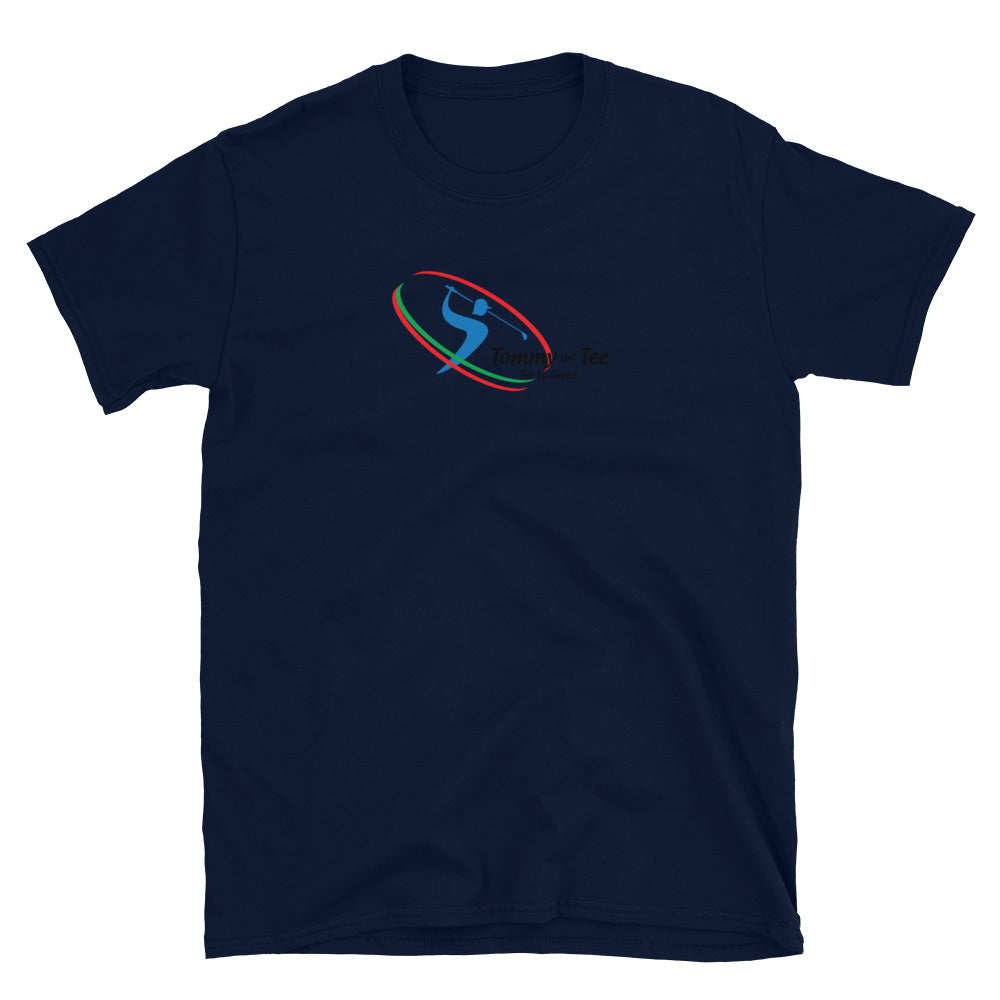 Tommy the Tee Short-Sleeve Unisex T-Shirt front in Navy
