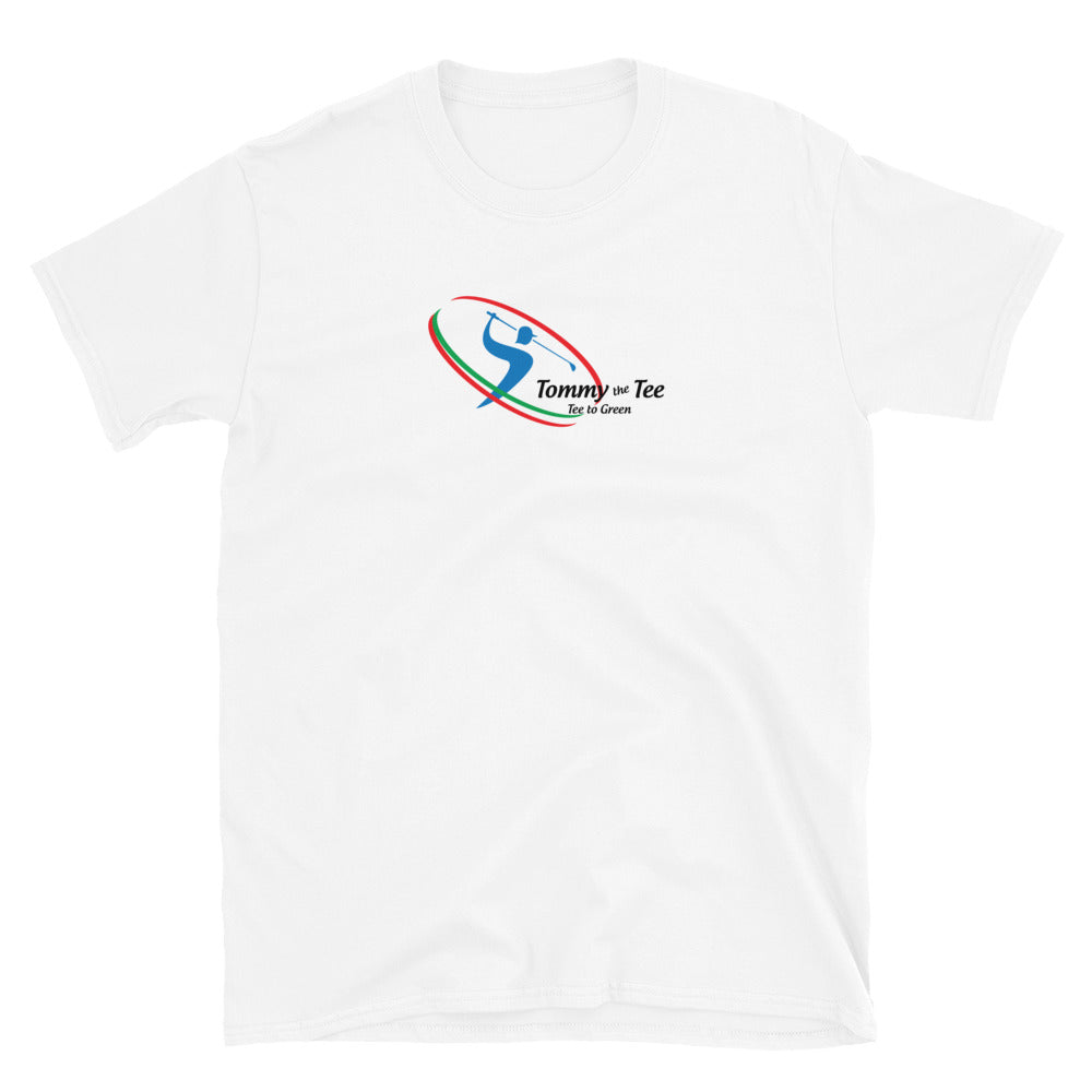 Tommy the Tee Short-Sleeve Unisex T-Shirt front in White
